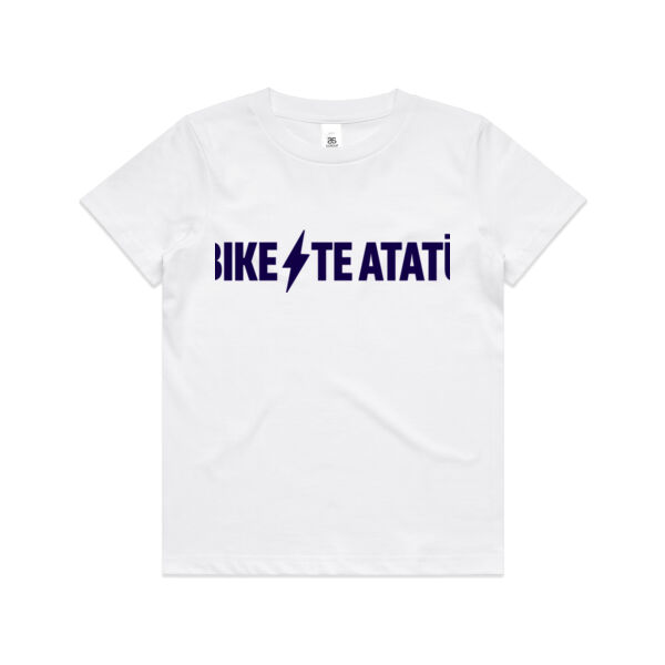 Bike Te Atatū DARK PRINT: Kids t-shirt Thumbnail